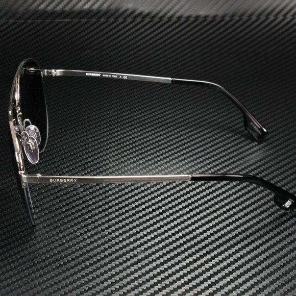 Burberry Silver and Gold Aviator 49mm Sunglasses - Picture 2 of 5